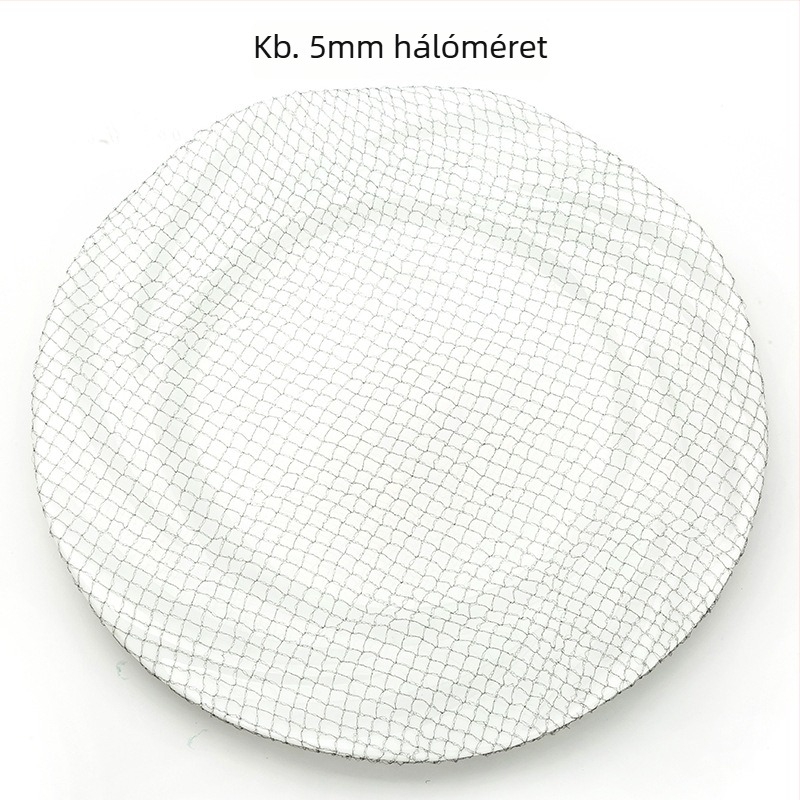 Nylonból készült láthatatlan hajháló kontyhoz, 5 mm lyukakkal, 10 darabos csomag