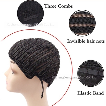 Kis fonatú hajkapu paróka, hálós sapkával, rövid haj, természetes megjelenés