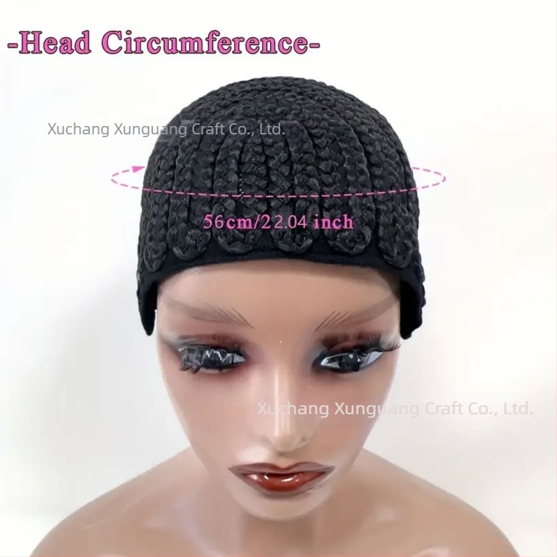 Kis fonatú hajkapu paróka, hálós sapkával, rövid haj, természetes megjelenés