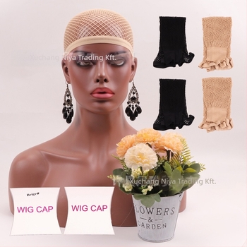 Teljes fejre tervezett parókakap, láthatatlan hálóval – dupla fejlesztő háló, 20 g, márka Xuchang nia