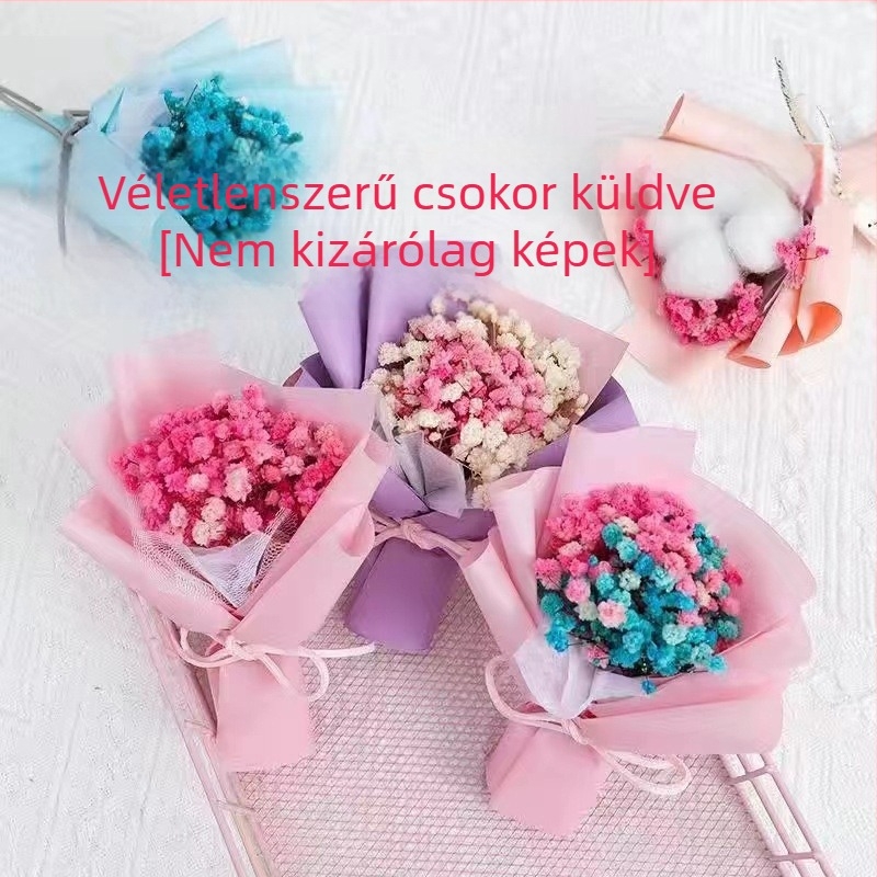 Autós aromadiffúzor örök rózsás száraz virágokból – autódekoráció és ajándék esküvőre vagy születésnapra