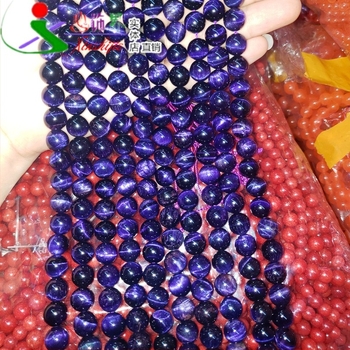 Tigriszem gyöngyök – szabad gyöngyök, csiszolt és polírozott, DIY ékszerekhez – Heart Decoration World