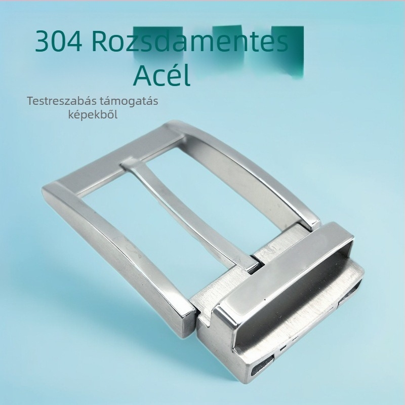 Övcsat 304 rozsdamentes acélból, tűs csattal, Casual stílus, üzleti felhasználás, szezonok: nyár, tél, tavasz, ősz, Termék szám 03