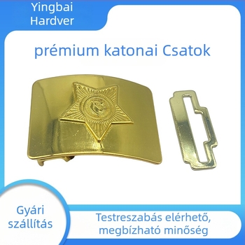 Fém övcsat készlet — három darabos görgős, sima csat vászon övekhez