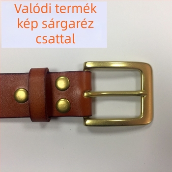 Csapszeges övcsat – réz, DIY öv kiegészítő, 2020 nyár