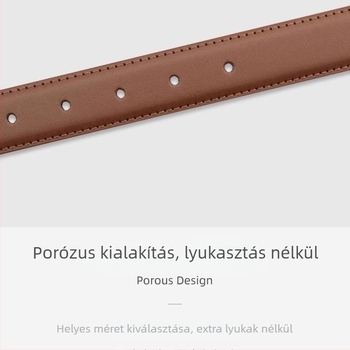 Női PU bőr öv rozsdamentes acél csattal, tűcsattal, szélesség 2–4 cm, 2024 ősz