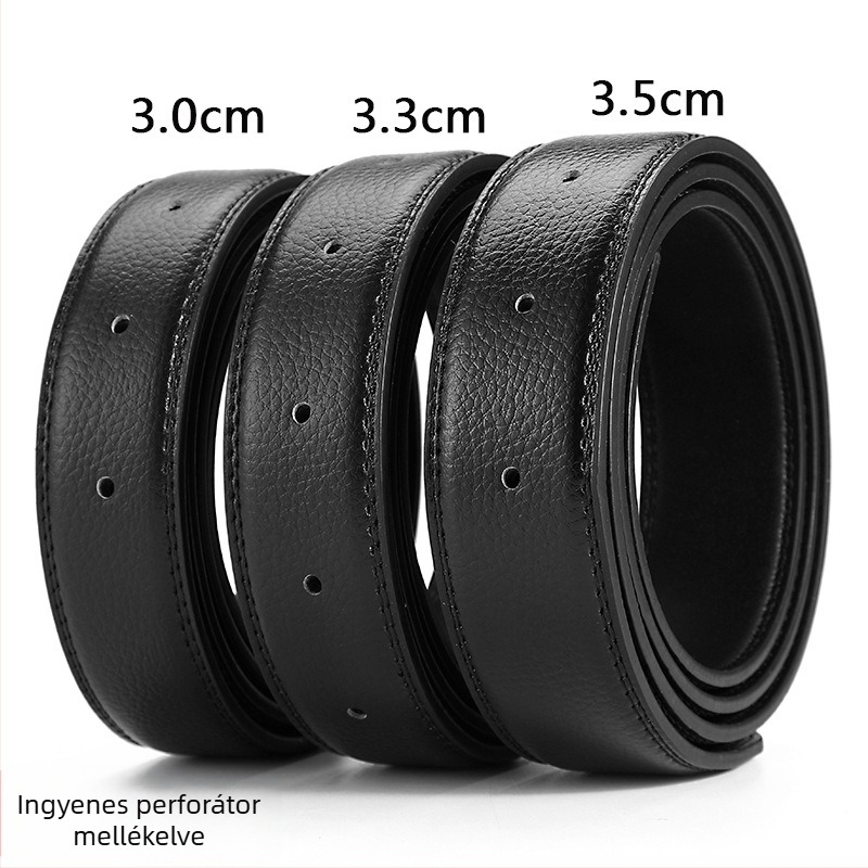 Férfi split bőr öv, ötvözet csat, fűzőzár, vékony szélesség 2 cm alatt, kézzel készített gyöngyök