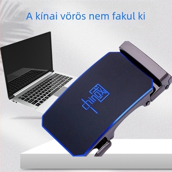 Férfi automata övcsat – téglalap alakú ötvözet csat, üzleti stílus, nyomtatott mintázat