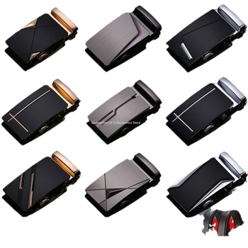 Férfi övcsat fej automata csattal, egycsapos, 3,5 cm szélességű, ötvözet