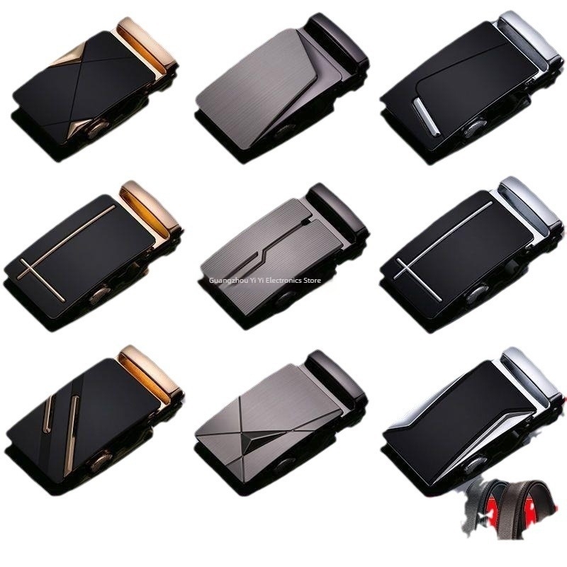 Férfi övcsat fej automata csattal, egycsapos, 3,5 cm szélességű, ötvözet