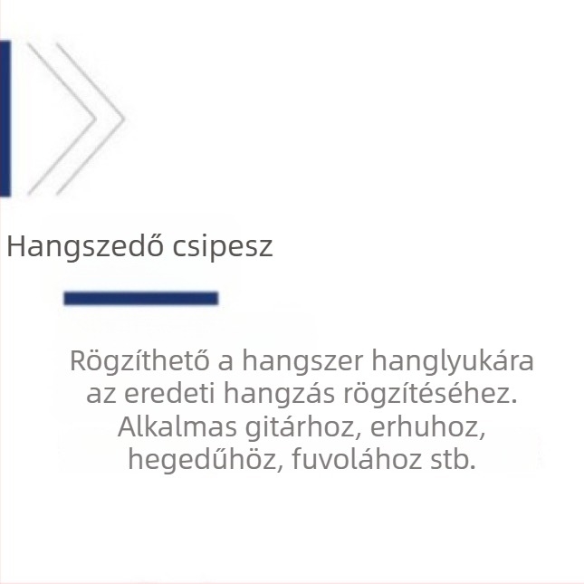 Erhu klipmikrofon hangszerhez, vezetékes pickup