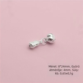 Huairen 999 tiszta ezüst medál és DIY karkötő, Seiko kézművesség, 3D ezüst ékszer