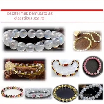 DIY ékszerekhez készült elasztikus TPU zsinór – Drót, TPU anyag, Egyéb kezelés