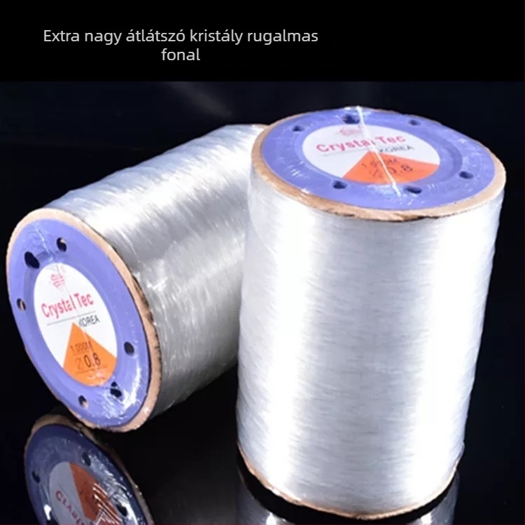 DIY ékszerekhez készült elasztikus TPU zsinór – Drót, TPU anyag, Egyéb kezelés
