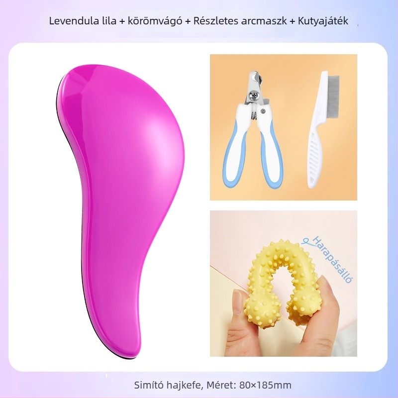 Kutyáknak szánt masszírozó fésű – ABS anyagból, Bichon Frise számára, kilógó szőr eltávolítása