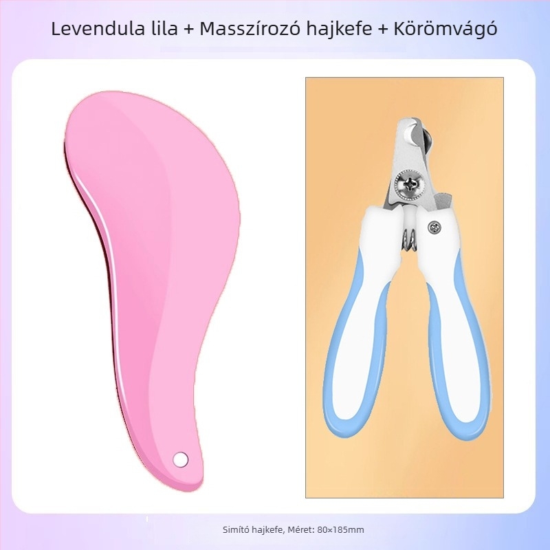 Kutyáknak szánt masszírozó fésű – ABS anyagból, Bichon Frise számára, kilógó szőr eltávolítása