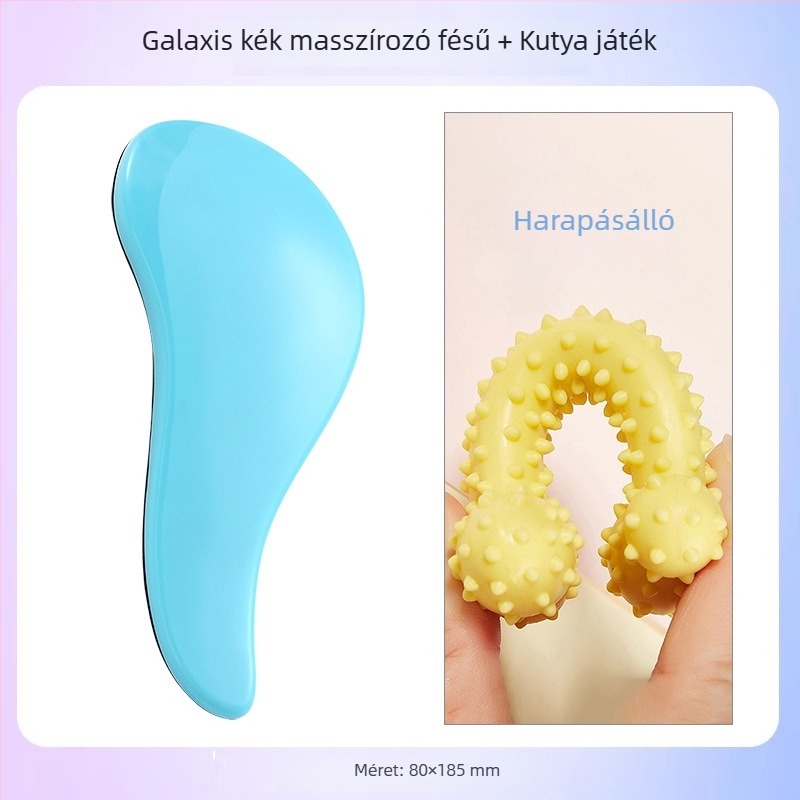 Kutyáknak szánt masszírozó fésű – ABS anyagból, Bichon Frise számára, kilógó szőr eltávolítása