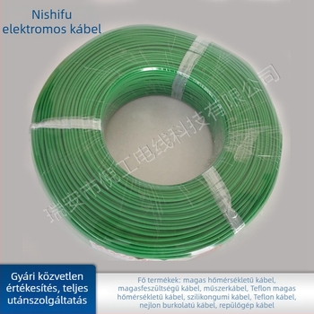 Hőálló szilikon gumi kábelt, fonott vezető, ónnal bevont réz, 200°C, 300/500 V, CCC tanúsítvány