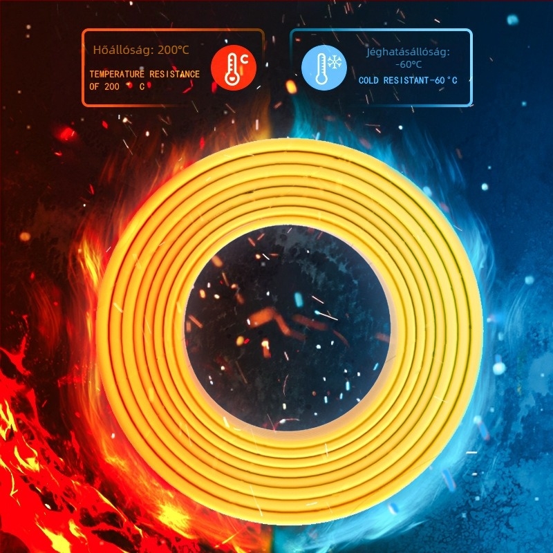 8 AWG puha szilikon huzal Li-ion akkumulátorokhoz, drónokhoz és modell repülőgépekhez – korrózióálló