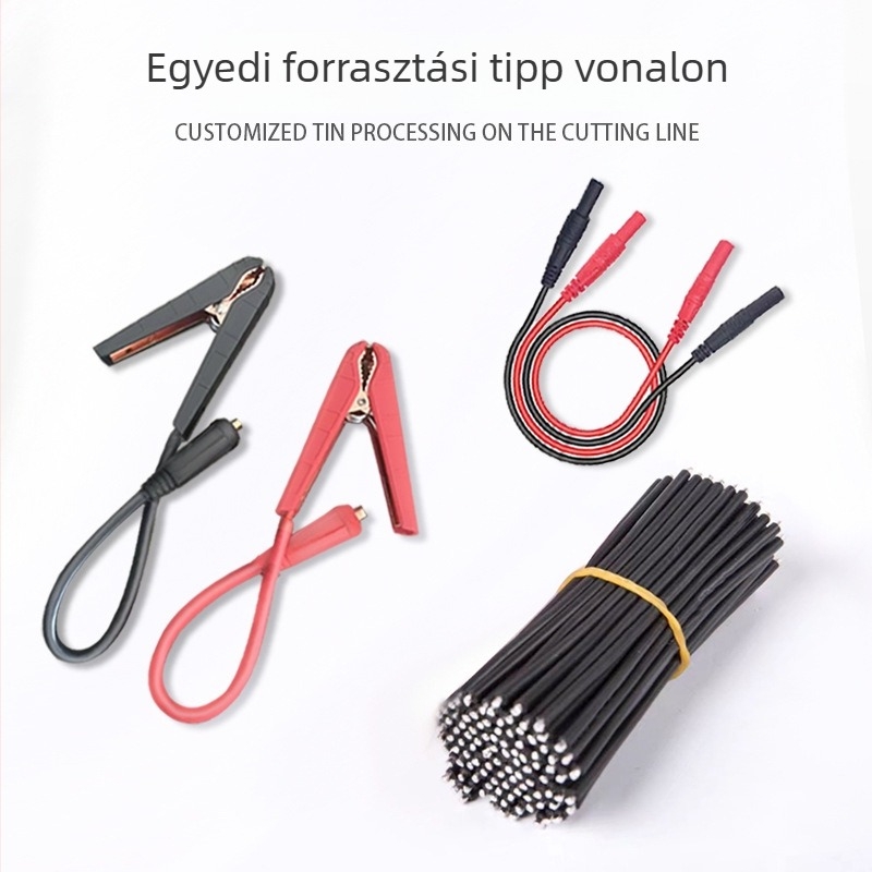 8 AWG puha szilikon huzal Li-ion akkumulátorokhoz, drónokhoz és modell repülőgépekhez – korrózióálló