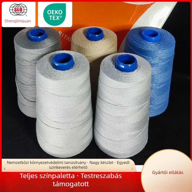 Poliészter varrószál, magas hőmérséklet-álló, rövid rostú, tűzálló, nagy sebességű