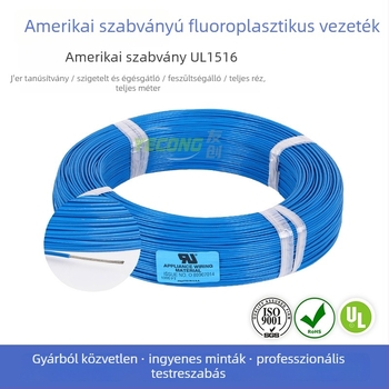 Ónnal bevont rézvezeték ETFE szigeteléssel és TEFLON burkolattal, UL tanúsított, 300V