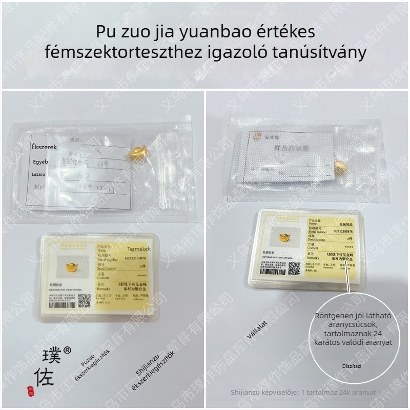 Réz nyaklánc, elektroplattált, pendelel és tök motívummal, P·z accessories, Ősz 2025