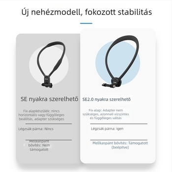 TELESIN Nyakba akasztható tartó GoPro/Action/Insta360 kamerákhoz, szilikon