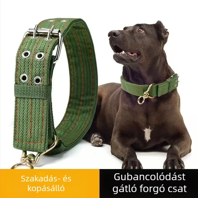 Nylon nyakörv nagy-, közepes- és kiskutyák számára; rajzfilm-stílus; alkalmas Golden Retrieverre és Német juhászra