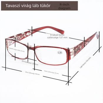 LUSAXI olvasószemüveg, 450/500/550/600 dioptria, gyanta lencsék, modell 232