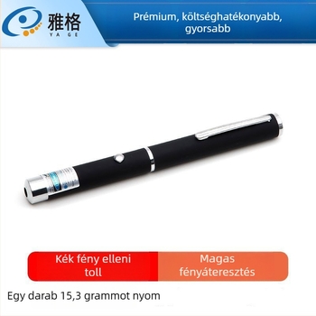 Anti-blue light teszt toll, fém test, modell Anti-blue light test pen, egyetlen csomag, mutató toll, elem nincs benne