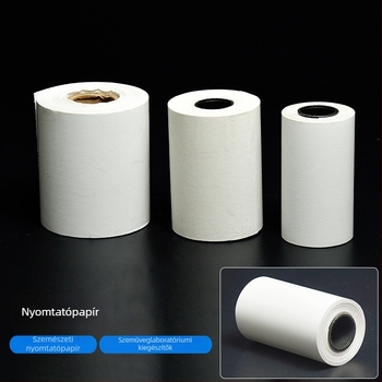 Hőérzékeny papírt tekercs optometriai nyomtatóhoz, modell 805633, papír, irodai használat