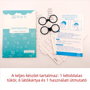 Baoshijia kétoldalas tükör optikai üveggel, injektált kerettel, tanuláshoz