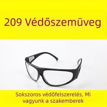 Hegesztő védőszemüveg antispatter védelemmel, üveg lencse 0,15 mm, modell HGZ-27-4, GB_14866_2006