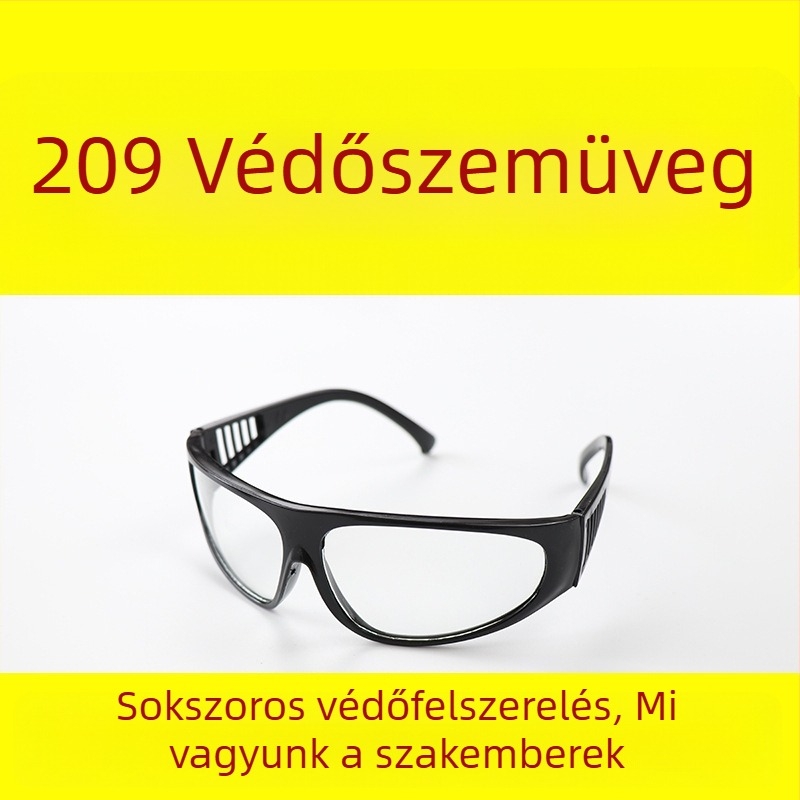 Hegesztő védőszemüveg antispatter védelemmel, üveg lencse 0,15 mm, modell HGZ-27-4, GB_14866_2006