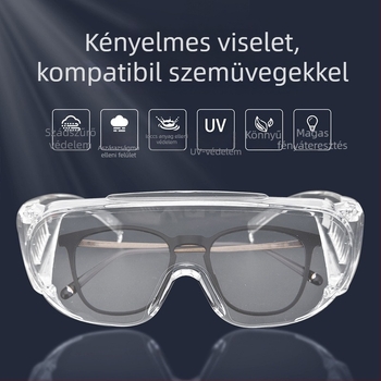 3M 1611HC Látogatóvédő szemüveg, Polikarbonát, UV-védelem 99%, Ütésálló, Standard GB14866-2006, ANSI Z87.1-2015