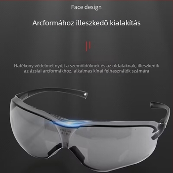 3M10435 Kerékpáros védőszemüveg – UV védelem, páramentesítés, ütésálló, szélvédett, por és homok elleni védelem, fekete keret
