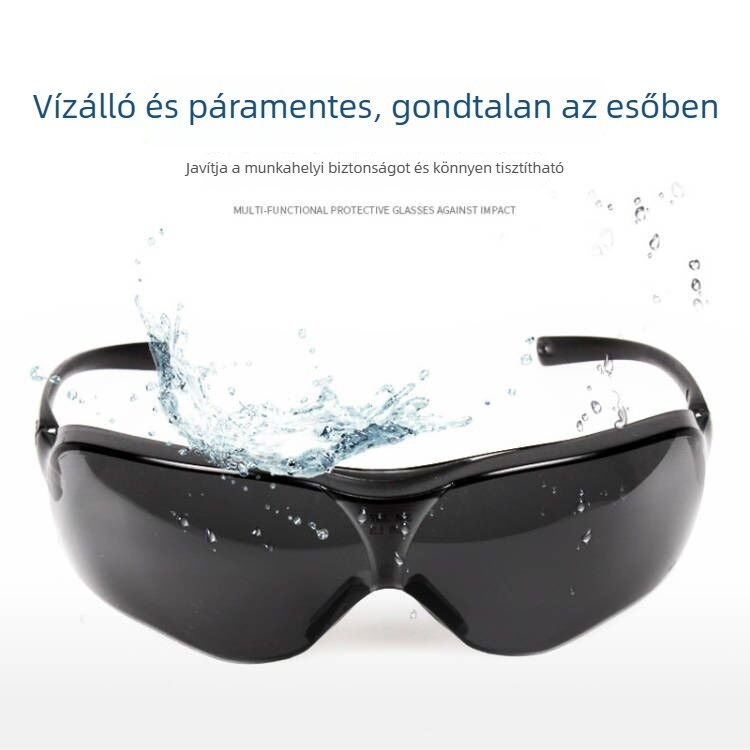 3M10435 Kerékpáros védőszemüveg – UV védelem, páramentesítés, ütésálló, szélvédett, por és homok elleni védelem, fekete keret