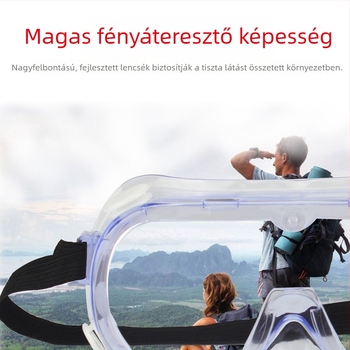 3M 1621af védőszemüveg anti párásodás, anti-kémiai anyagok, anti por, anti-ütés, UV védelem 99%