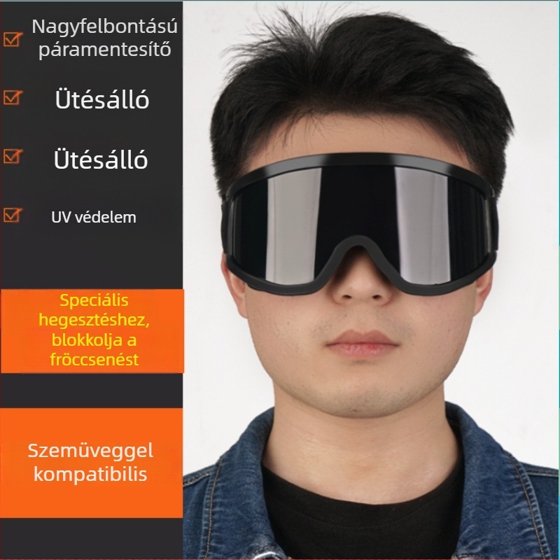 Hegesztővédő szemüveg – szélálló, fröccsenés elleni, tükröződésmentes védelem hegesztéshez és csiszoláshoz