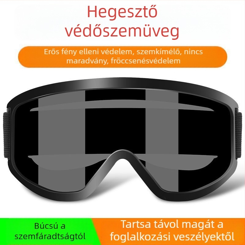 Hegesztővédő szemüveg – szélálló, fröccsenés elleni, tükröződésmentes védelem hegesztéshez és csiszoláshoz