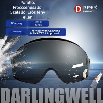 DL-F PC Ütésálló Szemüveg EN166 ANSI