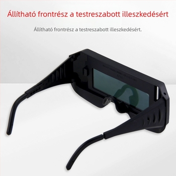 Automata árnyékolású hegesztő szemüveg – védő szemüveg elektromos és argon-ív hegesztéshez, PPT anyag, 2 mm lencse, ütésálló