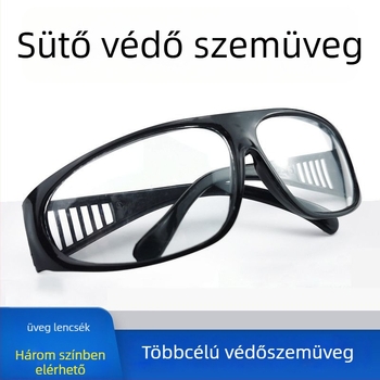 Hegesztővédő szemüveg — anti‑tükröződés, szél- és porálló, szemvédelmet a polírozáshoz és a vágáshoz — Márka: Yisheng