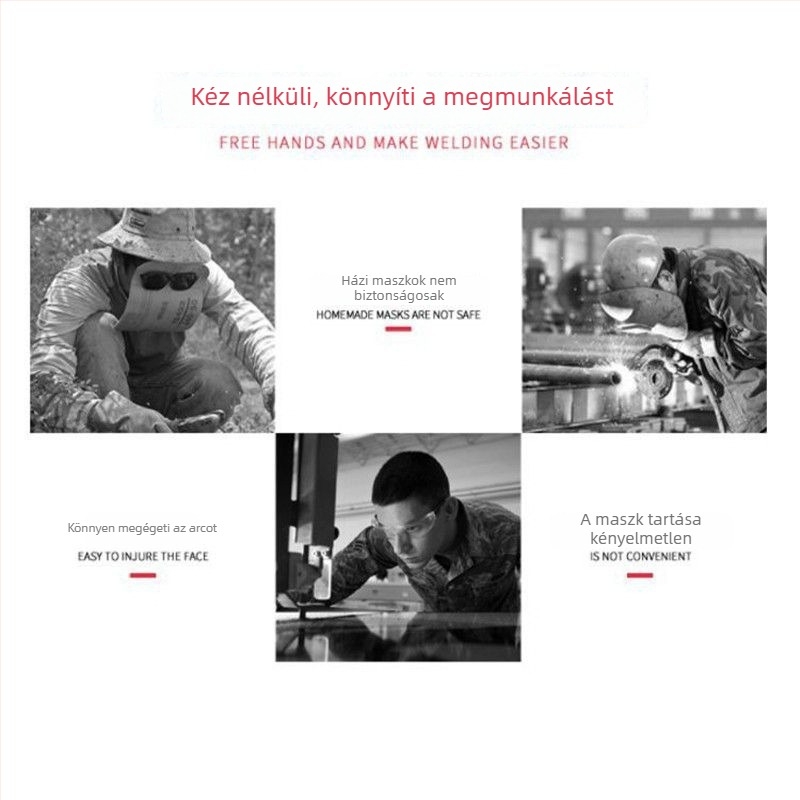 Hegesztővédő szemüveg — anti‑tükröződés, szél- és porálló, szemvédelmet a polírozáshoz és a vágáshoz — Márka: Yisheng
