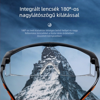 Honey 100110 Páramentes, ütésálló kerékpáros védőszemüveg, por-, szél- és homokálló, karcmentes