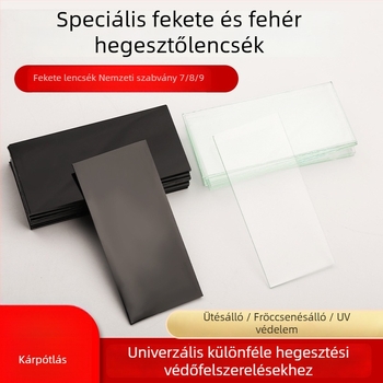 Orlis hegesztőmaszk üveglencsével, fekete árnyalatú, modellek 7, 8 és 9, hegesztésvédelmi lencse