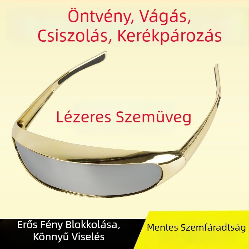 Hegesztő szemüveg — por- és szélvédő, UV védelem, antireflexiós védelem, ütésálló