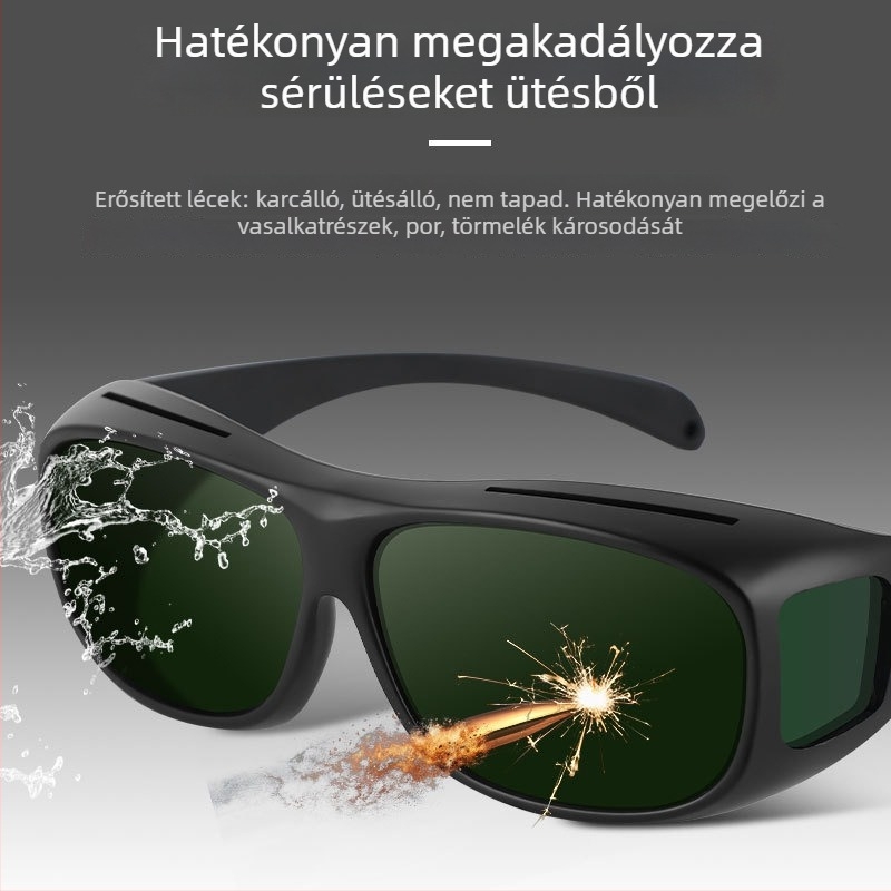 Hegesztő szemüveg – polikarbonát szerkezet, tükröződésmentes védelem, ütésálló védelem