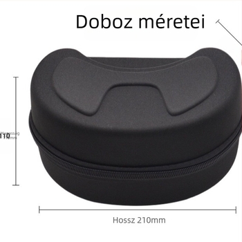 Sí szemüveg - keret nélküli, uniszex, cserélhető lencsékkel, műanyag keret